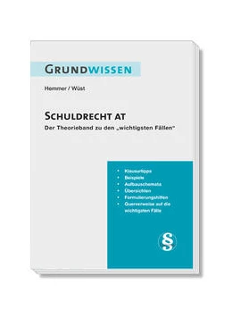 Abbildung von Hemmer / Wüst | Grundwissen Schuldrecht AT | 9. Auflage | 2023 | beck-shop.de