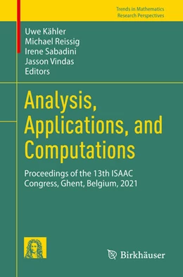 Abbildung von Kähler / Reissig | Analysis, Applications, and Computations | 1. Auflage | 2023 | beck-shop.de