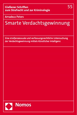 Abbildung von Peters | Smarte Verdachtsgewinnung | 1. Auflage | 2023 | 55 | beck-shop.de
