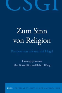 Abbildung von Zum Sinn von Religion. Perspektiven mit und auf Hegel | 1. Auflage | 2023 | 31 | beck-shop.de