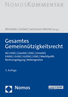 Abbildung von Winheller / Geibel | Gesamtes Gemeinnützigkeitsrecht | 3. Auflage | 2023 | beck-shop.de