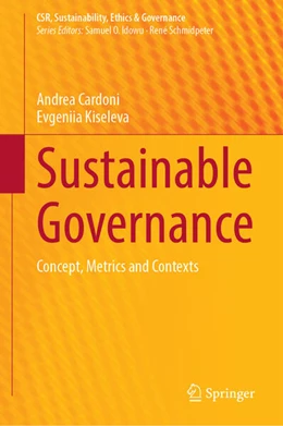 Abbildung von Cardoni / Kiseleva | Sustainable Governance | 1. Auflage | 2023 | beck-shop.de