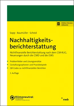 Abbildung von Sopp / Baumüller | Nachhaltigkeitsberichterstattung | 3. Auflage | 2023 | beck-shop.de