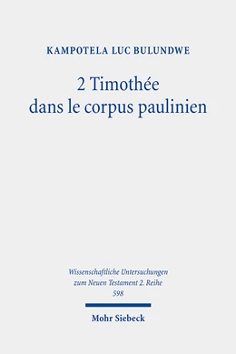 Abbildung von Bulundwe | 2 Timothée dans le corpus paulinien | 1. Auflage | 2023 | 598 | beck-shop.de