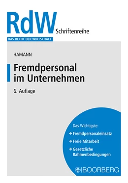 Abbildung von Hamann | Fremdpersonal im Unternehmen | 6. Auflage | 2023 | beck-shop.de