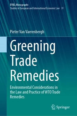 Abbildung von Van Vaerenbergh | Greening Trade Remedies | 1. Auflage | 2023 | beck-shop.de