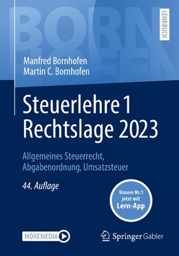 Abbildung von Bornhofen | Steuerlehre 1 Rechtslage 2023 | 44. Auflage | 2023 | beck-shop.de
