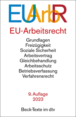 Abbildung von EU-Arbeitsrecht: EUArbR | 9. Auflage | 2023 | 5751 | beck-shop.de