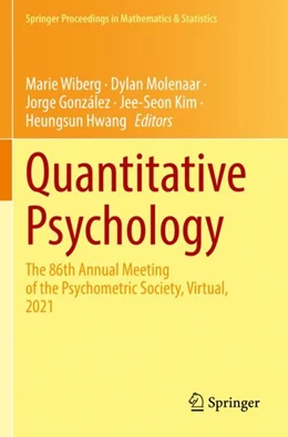 Abbildung von Wiberg / Molenaar | Quantitative Psychology | 1. Auflage | 2023 | 393 | beck-shop.de