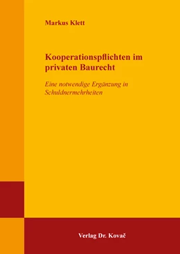 Abbildung von Klett | Kooperationspflichten im privaten Baurecht | 1. Auflage | 2023 | 38 | beck-shop.de