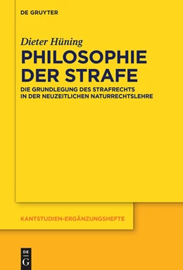 Abbildung von Hüning | Philosophie der Strafe | 1. Auflage | 2023 | 224 | beck-shop.de