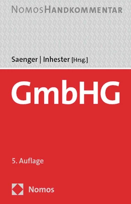 Abbildung von Saenger / Inhester (Hrsg.) | GmbHG | 5. Auflage | 2024 | beck-shop.de