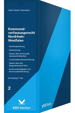 Abbildung von Held / Winkel | Kommunalverfassungsrecht Nordrhein-Westfalen | 1. Auflage | 2022 | beck-shop.de