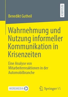 Abbildung von Gutheil | Wahrnehmung und Nutzung informeller Kommunikation in Krisenzeiten | 1. Auflage | 2023 | beck-shop.de