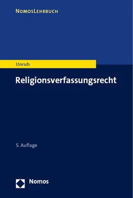 Abbildung von Unruh | Religionsverfassungsrecht | 5. Auflage | 2023 | beck-shop.de
