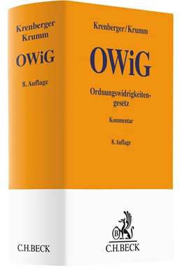Abbildung von Krenberger / Krumm | Ordnungswidrigkeitengesetz: OWiG | 8. Auflage | 2024 | beck-shop.de