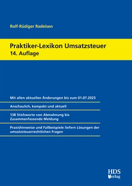 Abbildung von Radeisen | Praktiker-Lexikon Umsatzsteuer | 14. Auflage | 2023 | beck-shop.de