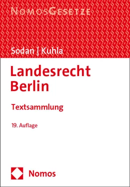Abbildung von Sodan / Kuhla | Landesrecht Berlin | 19. Auflage | 2023 | beck-shop.de