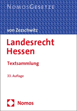 Abbildung von von Zezschwitz | Landesrecht Hessen | 33. Auflage | 2023 | beck-shop.de