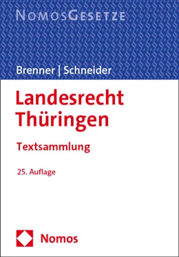 Abbildung von Brenner / Schneider | Landesrecht Thüringen | 25. Auflage | 2023 | beck-shop.de