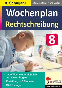Abbildung von Kohl-Verlag | Wochenplan Rechtschreibung / Klasse 8 | 1. Auflage | 2024 | beck-shop.de
