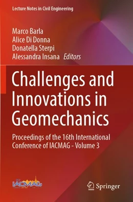 Abbildung von Barla / Di Donna | Challenges and Innovations in Geomechanics | 1. Auflage | 2023 | 288 | beck-shop.de