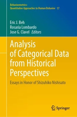 Abbildung von Beh / Lombardo | Analysis of Categorical Data from Historical Perspectives | 1. Auflage | 2024 | 17 | beck-shop.de