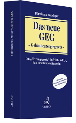 Abbildung von Börstinghaus / Meyer | Das neue GEG - Gebäudeenergiegesetz | 1. Auflage | 2024 | beck-shop.de