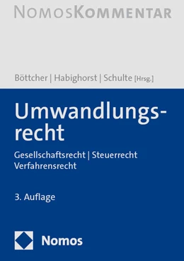 Abbildung von Böttcher / Habighorst | Umwandlungsrecht | 3. Auflage | 2024 | beck-shop.de