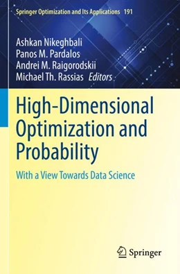 Abbildung von Nikeghbali / Pardalos | High-Dimensional Optimization and Probability | 1. Auflage | 2023 | 191 | beck-shop.de