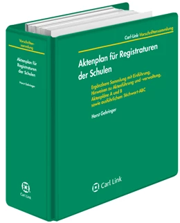 Abbildung von Gehringer | Aktenplan für Registraturen der Schulen | 1. Auflage | 2019 | beck-shop.de