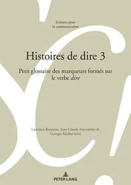 Abbildung von Anscombre / Kleiber | Histoires de dire 3 | 1. Auflage | 2023 | beck-shop.de