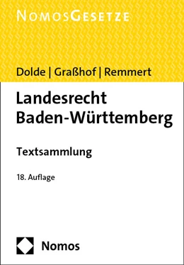Abbildung von Dolde / Graßhof | Landesrecht Baden-Württemberg | 18. Auflage | 2023 | beck-shop.de