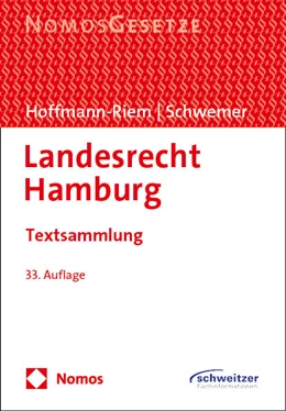Abbildung von Hoffmann-Riem / Schwemer | Landesrecht Hamburg | 33. Auflage | 2023 | beck-shop.de