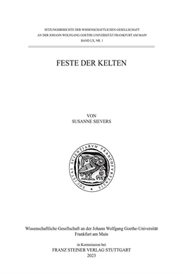 Abbildung von Sievers | Feste der Kelten | 1. Auflage | 2023 | 60.1 | beck-shop.de