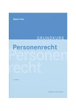 Abbildung von Hofer | Personenrecht | 2. Auflage | 2023 | beck-shop.de