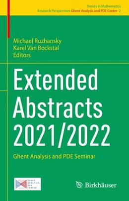 Abbildung von Ruzhansky / Van Bockstal | Extended Abstracts 2021/2022 | 1. Auflage | 2024 | 2 | beck-shop.de