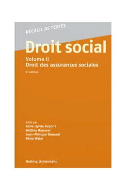 Abbildung von Dupont / Hummer | Droit social Volume II: Droit des assurances sociales | 6. Auflage | 2023 | beck-shop.de