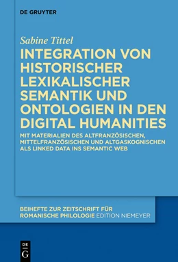 Abbildung von Tittel | Historische lexikalische Semantik und Linked Data | 1. Auflage | 2024 | 485 | beck-shop.de