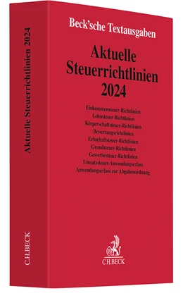 Abbildung von Aktuelle Steuerrichtlinien 2024 | 1. Auflage | 2024 | beck-shop.de
