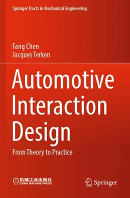 Abbildung von Chen / Terken | Automotive Interaction Design | 1. Auflage | 2023 | beck-shop.de