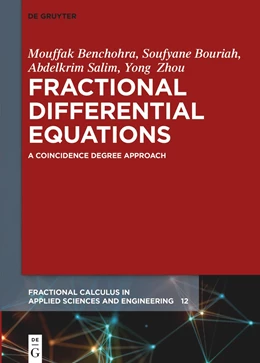 Abbildung von Benchohra / Bouriah | Fractional Differential Equations | 1. Auflage | 2023 | 12 | beck-shop.de