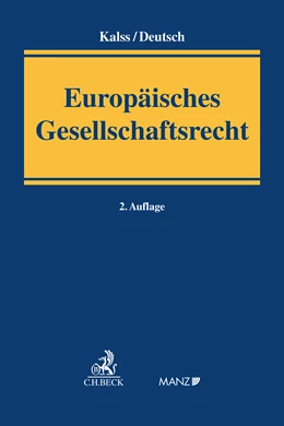 Abbildung von Kalss / Deutsch | Europäisches Gesellschaftsrecht | 2. Auflage | 2025 | beck-shop.de
