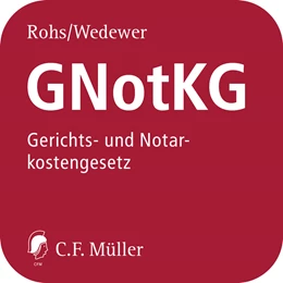 Abbildung von Rohs / Wedewer | GNotKG online | 1. Auflage | | beck-shop.de