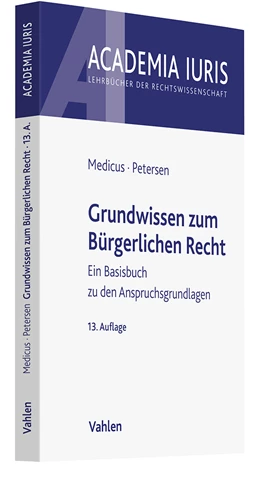 Abbildung von Medicus / Petersen | Grundwissen zum Bürgerlichen Recht | 13. Auflage | 2024 | beck-shop.de