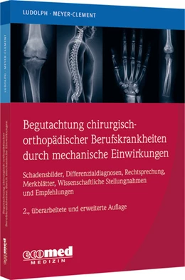 Abbildung von Ludolph / Meyer-Clement | Begutachtung chirurgisch-orthopädischer Berufskrankheiten durch mechanische Einwirkungen | 2. Auflage | 2023 | beck-shop.de