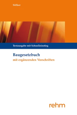 Abbildung von Krautzberger / Söfker | Baugesetzbuch mit ergänzenden Vorschriften | 17. Auflage | 2023 | beck-shop.de