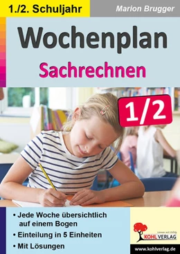 Abbildung von Brugger | Wochenplan Sachrechnen / Klasse 1-2 | 1. Auflage | 2024 | beck-shop.de