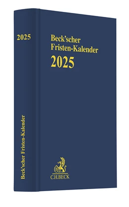 Abbildung von Beck'scher Fristen-Kalender 2025 | 1. Auflage | 2024 | beck-shop.de