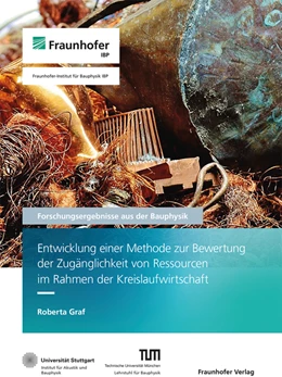 Abbildung von Leistner / Mehra | Entwicklung einer Methode zur Bewertung der Zugänglichkeit von Ressourcen im Rahmen der Kreislaufwirtschaft | 1. Auflage | 2023 | 55 | beck-shop.de